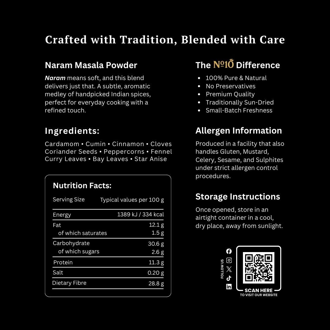 Naram Masala - Signature blend of No10 Spice